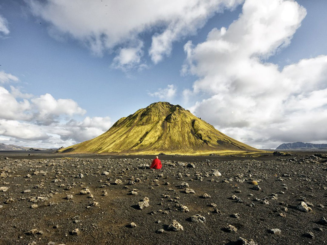 illustration moine en méditation